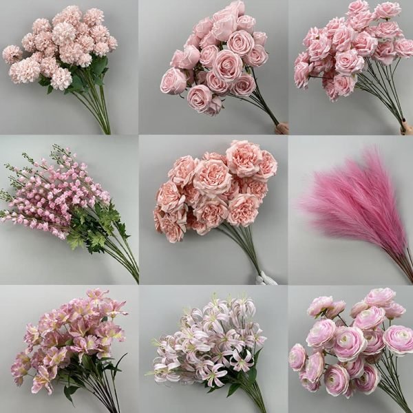 Wholesale Pink Artificial Flowers – DIY Crafts, Centerpieces & Vases