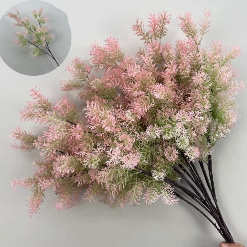 artificial flowers pink 60
