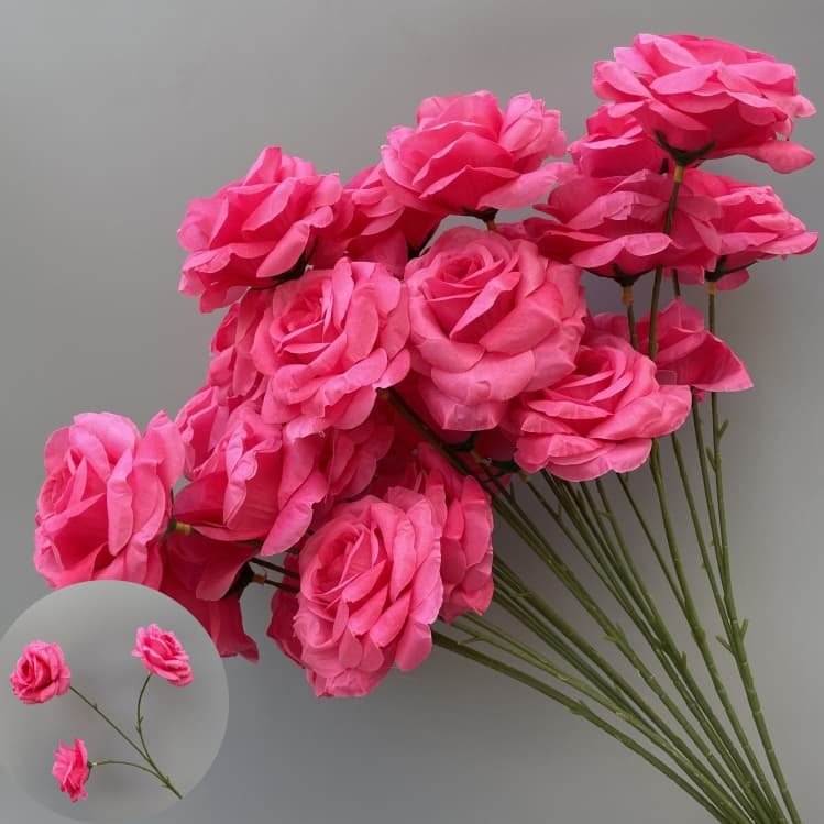 Wholesale Fuchsia Artificial Flowers for Wedding, Home & Event Décor 12 fuchsia artificial flowers 50