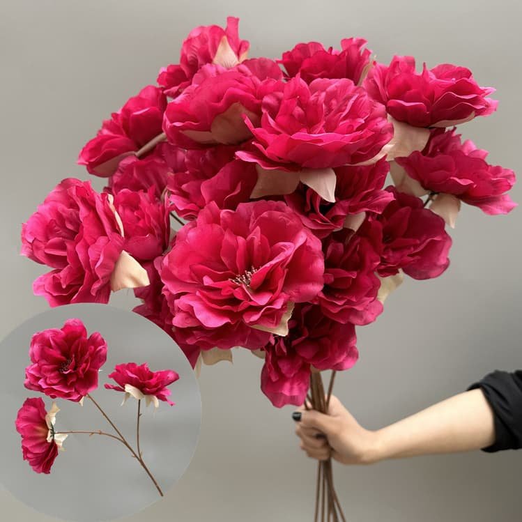 Wholesale Fuchsia Artificial Flowers for Wedding, Home & Event Décor 3 fuchsia artificial flowers 9