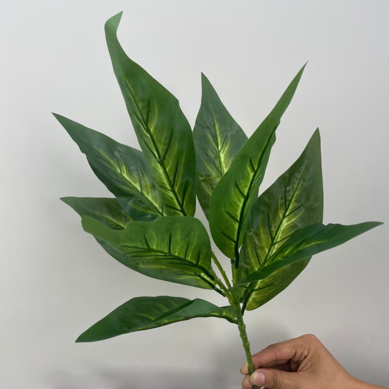 100 Kinds Green Artificial Flowers With Rose , Tulip , Monstera Deliciosa 50 green artificial flowers 112