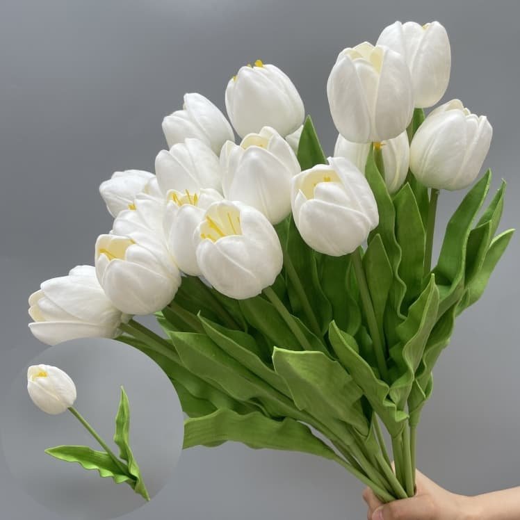 100 Kinds Green Artificial Flowers With Rose , Tulip , Monstera Deliciosa 45 green artificial flowers 117