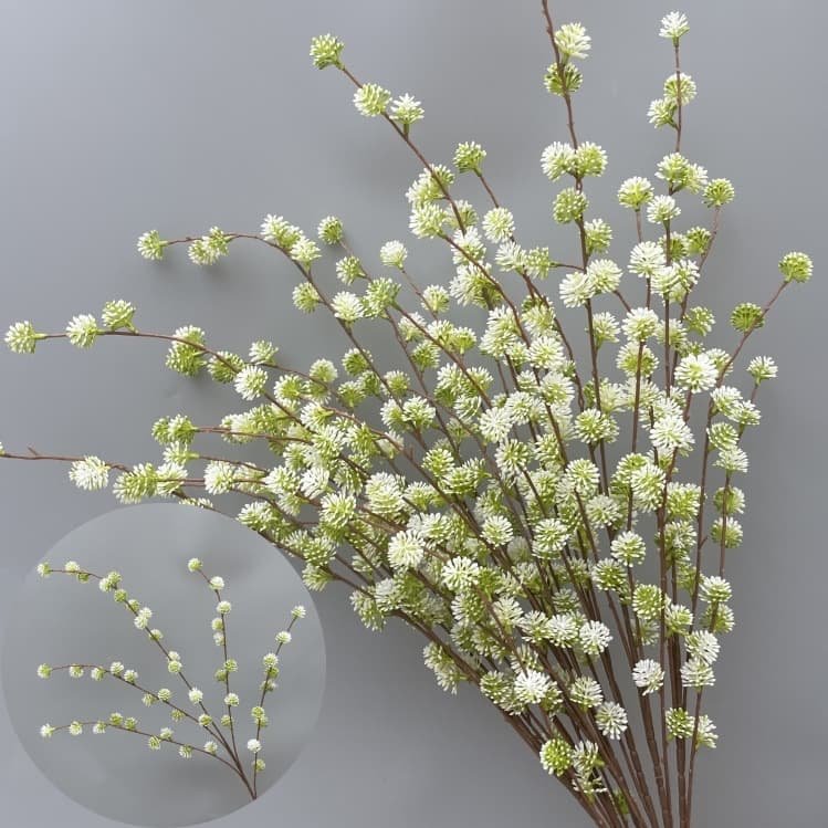 100 Kinds Green Artificial Flowers With Rose , Tulip , Monstera Deliciosa 43 green artificial flowers 119