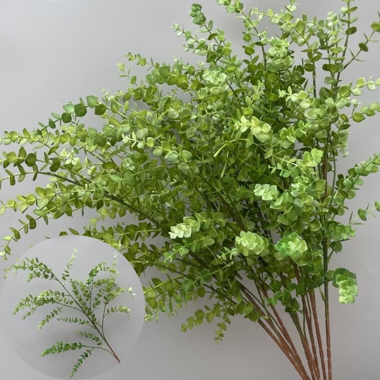 100 Kinds Green Artificial Flowers With Rose , Tulip , Monstera Deliciosa 38 green artificial flowers 124