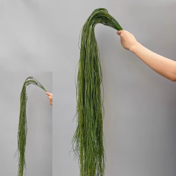 100 Kinds Green Artificial Flowers With Rose , Tulip , Monstera Deliciosa 32 green artificial flowers 131