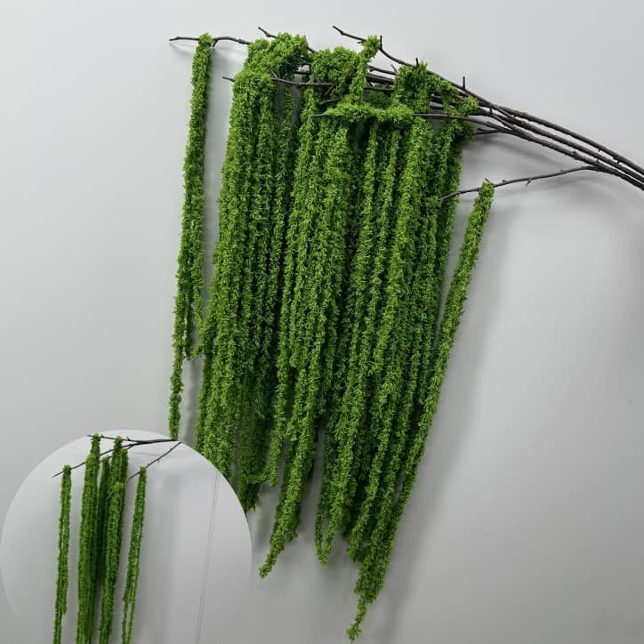 100 Kinds Green Artificial Flowers With Rose , Tulip , Monstera Deliciosa 31 green artificial flowers 132