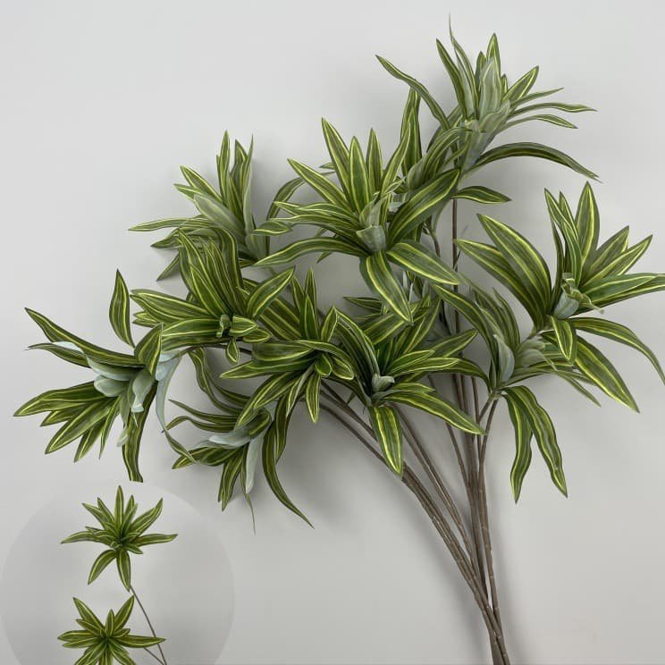 100 Kinds Green Artificial Flowers With Rose , Tulip , Monstera Deliciosa 25 green artificial flowers 138