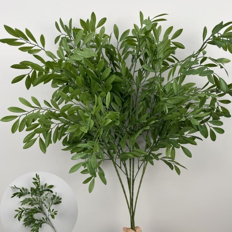100 Kinds Green Artificial Flowers With Rose , Tulip , Monstera Deliciosa 24 green artificial flowers 139