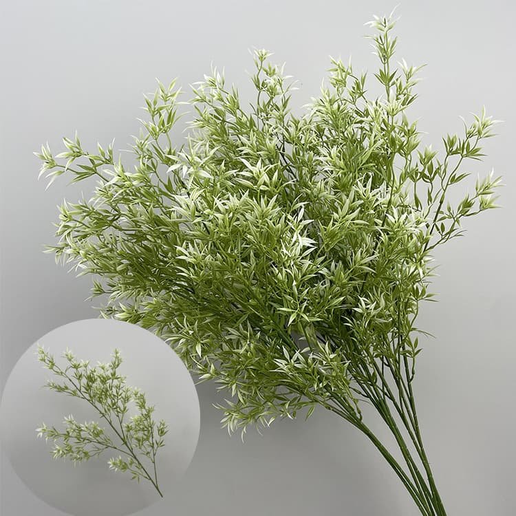 100 Kinds Green Artificial Flowers With Rose , Tulip , Monstera Deliciosa 17 green artificial flowers 147