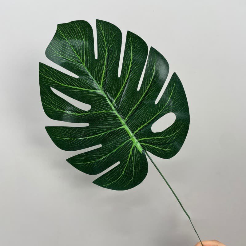 100 Kinds Green Artificial Flowers With Rose , Tulip , Monstera Deliciosa 146 green artificial flowers 15