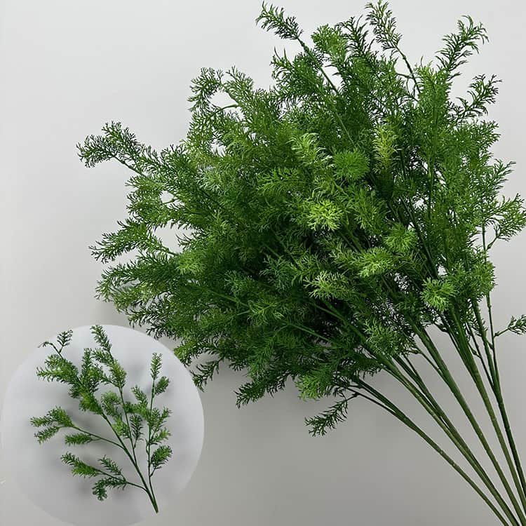 100 Kinds Green Artificial Flowers With Rose , Tulip , Monstera Deliciosa 13 green artificial flowers 150