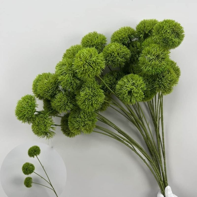 100 Kinds Green Artificial Flowers With Rose , Tulip , Monstera Deliciosa 145 green artificial flowers 16