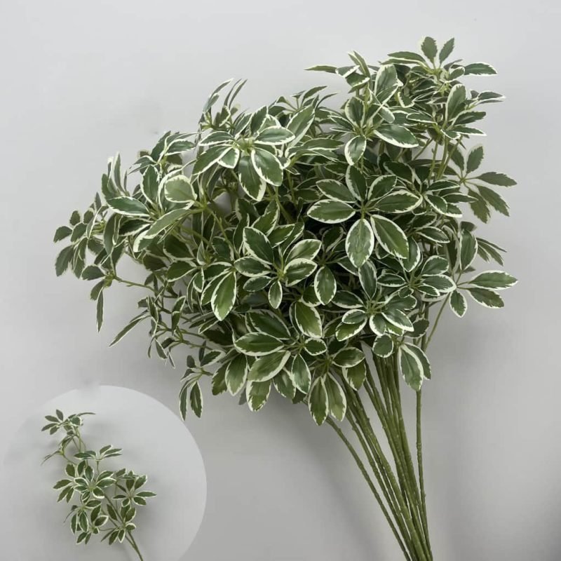 100 Kinds Green Artificial Flowers With Rose , Tulip , Monstera Deliciosa 143 green artificial flowers 18