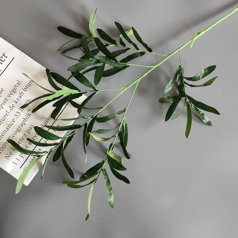 100 Kinds Green Artificial Flowers With Rose , Tulip , Monstera Deliciosa 138 green artificial flowers 23