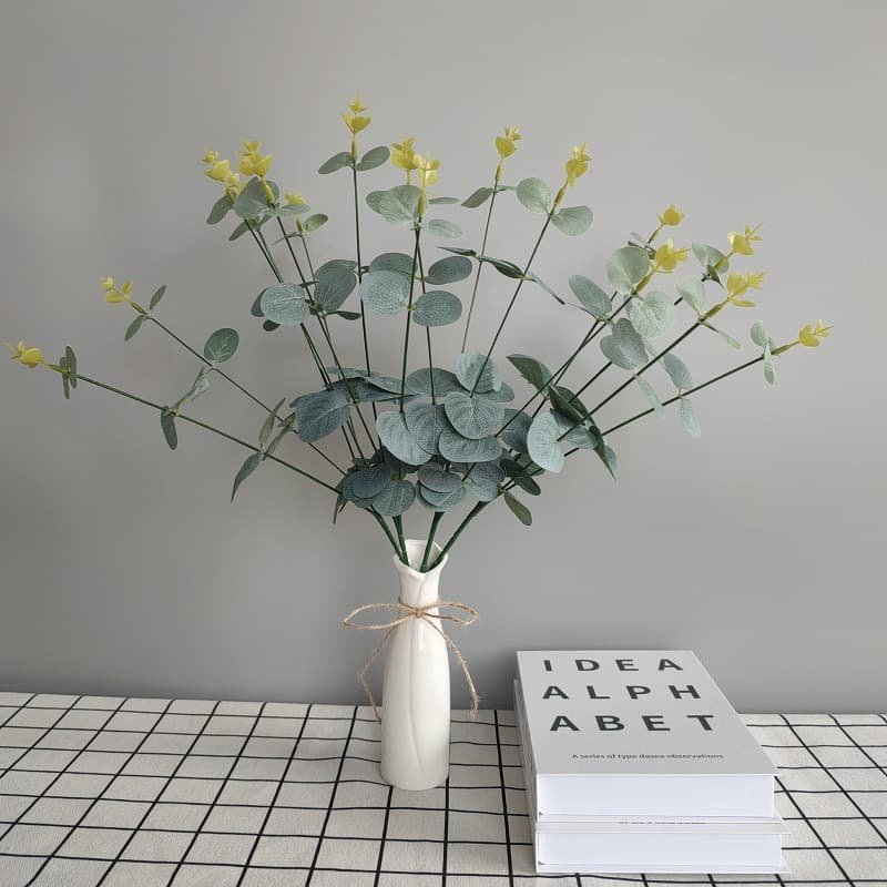 100 Kinds Green Artificial Flowers With Rose , Tulip , Monstera Deliciosa 134 green artificial flowers 27