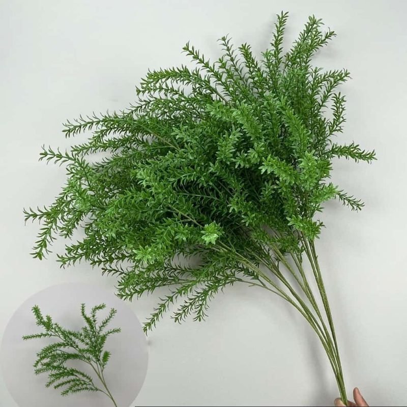 100 Kinds Green Artificial Flowers With Rose , Tulip , Monstera Deliciosa 113 green artificial flowers 48