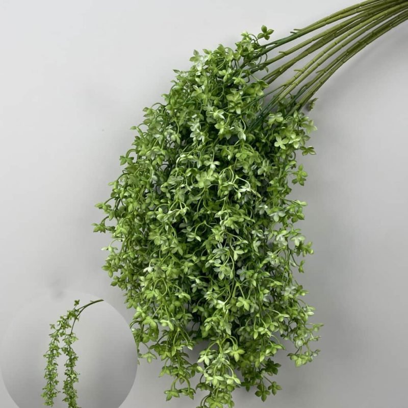 100 Kinds Green Artificial Flowers With Rose , Tulip , Monstera Deliciosa 109 green artificial flowers 52