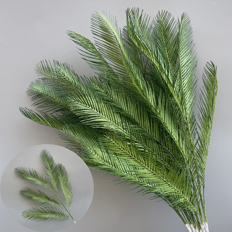 100 Kinds Green Artificial Flowers With Rose , Tulip , Monstera Deliciosa 108 green artificial flowers 53