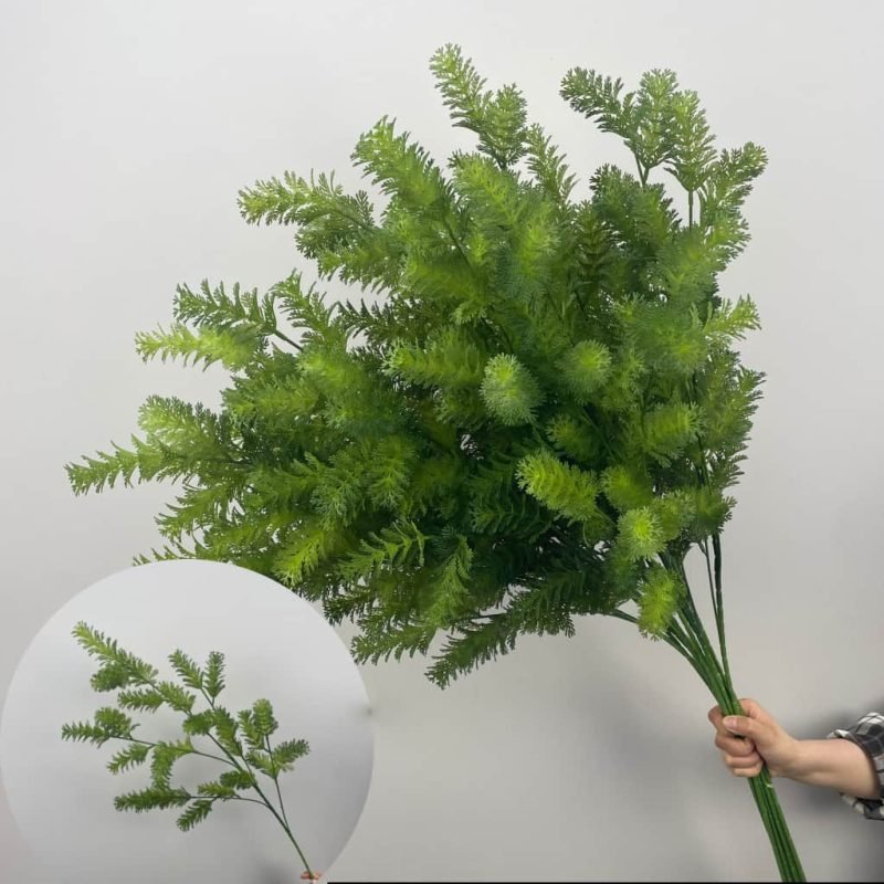 100 Kinds Green Artificial Flowers With Rose , Tulip , Monstera Deliciosa 107 green artificial flowers 54