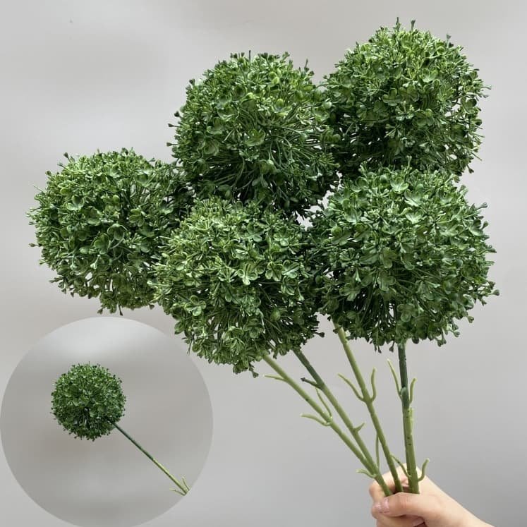 100 Kinds Green Artificial Flowers With Rose , Tulip , Monstera Deliciosa 106 green artificial flowers 55