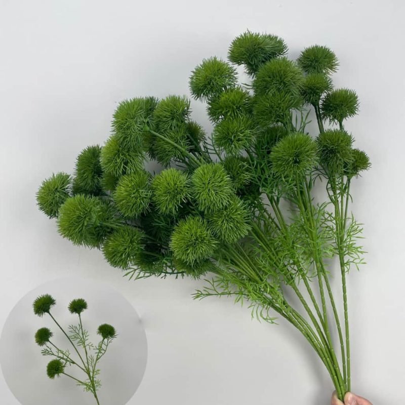 100 Kinds Green Artificial Flowers With Rose , Tulip , Monstera Deliciosa 97 green artificial flowers 64