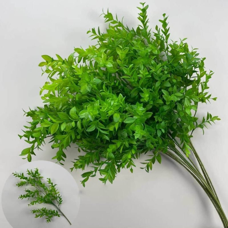 100 Kinds Green Artificial Flowers With Rose , Tulip , Monstera Deliciosa 88 green artificial flowers 73