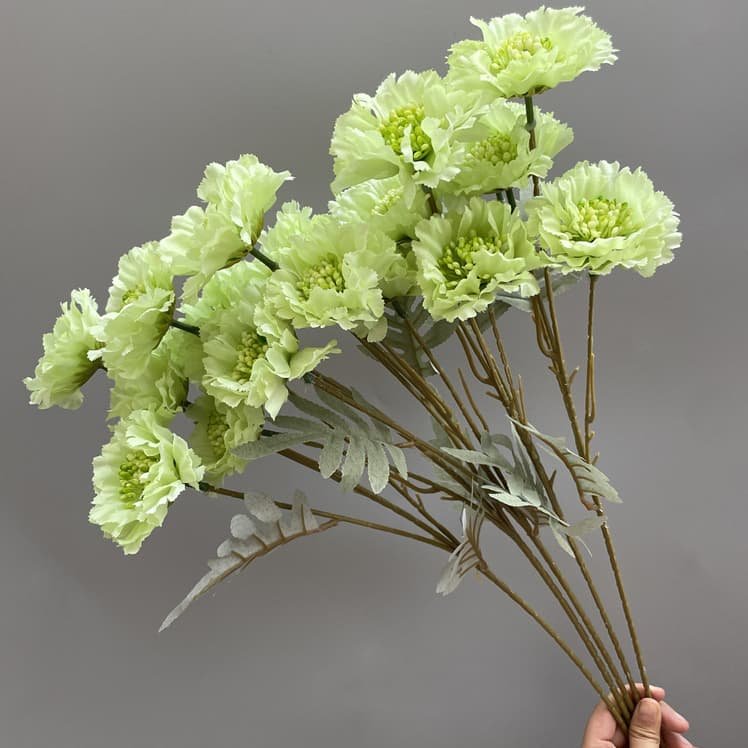 100 Kinds Green Artificial Flowers With Rose , Tulip , Monstera Deliciosa 82 green artificial flowers 79