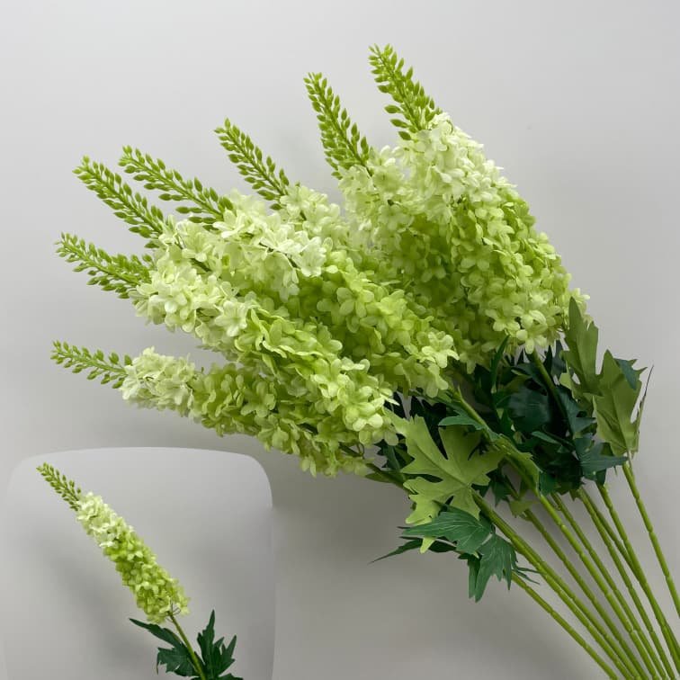 100 Kinds Green Artificial Flowers With Rose , Tulip , Monstera Deliciosa 81 green artificial flowers 80