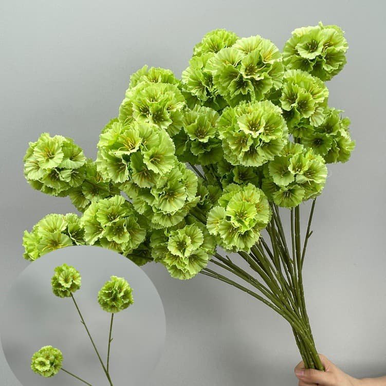 100 Kinds Green Artificial Flowers With Rose , Tulip , Monstera Deliciosa 77 green artificial flowers 84