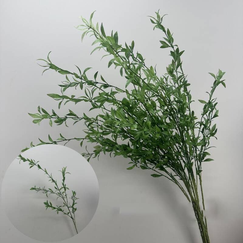 100 Kinds Green Artificial Flowers With Rose , Tulip , Monstera Deliciosa 67 green artificial flowers 94