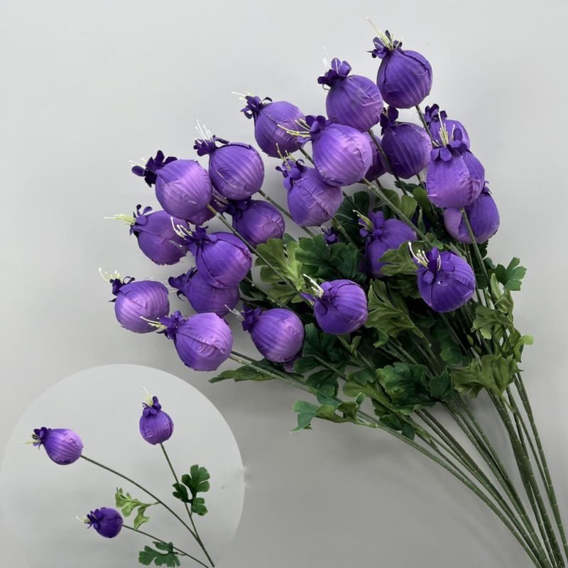 purple artificial flowers 44