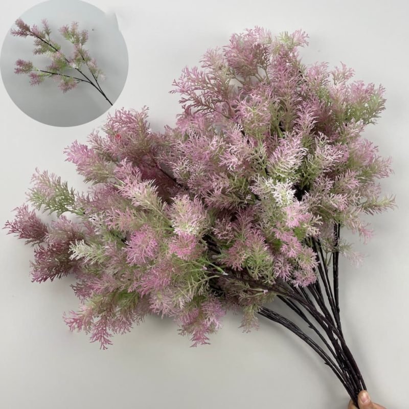 purple artificial flowers 48