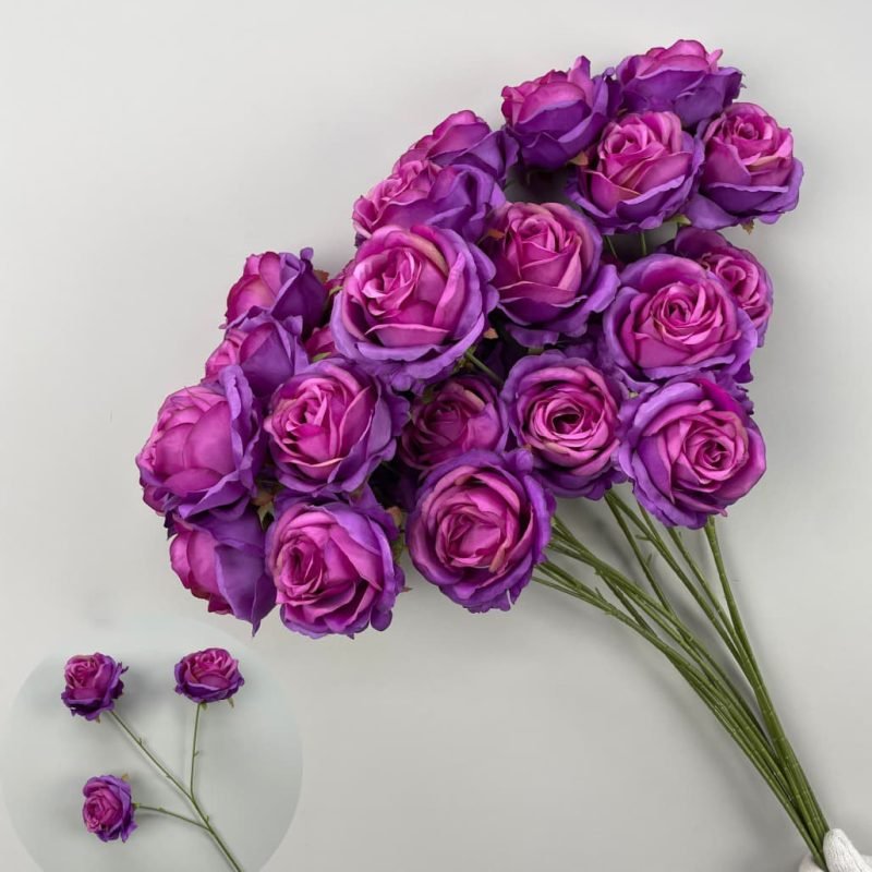 purple artificial flowers 49