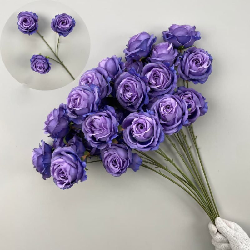 purple artificial flowers 50