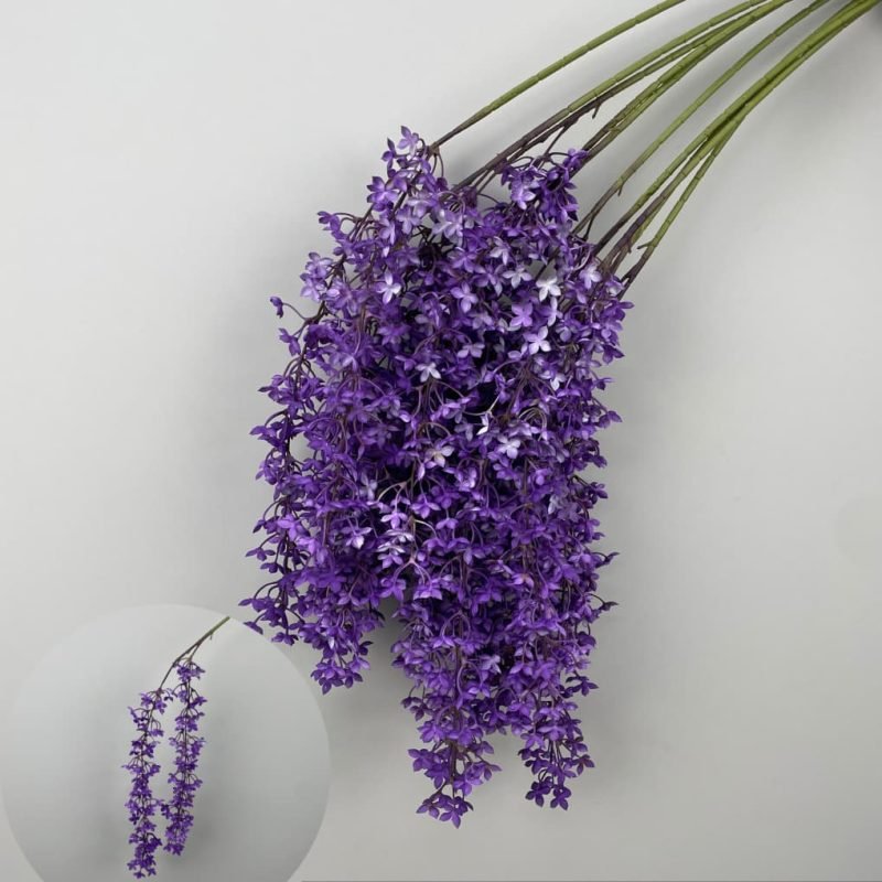 purple artificial flowers 56