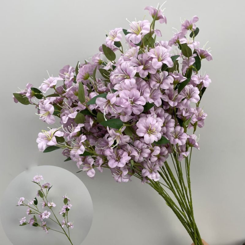 purple artificial flowers 58