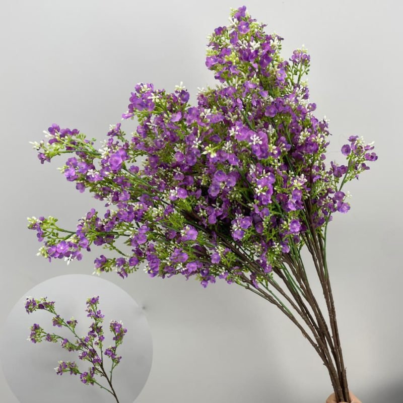 purple artificial flowers 59