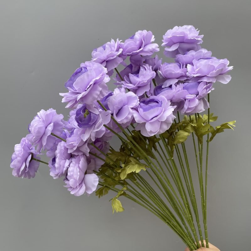 purple artificial flowers 6