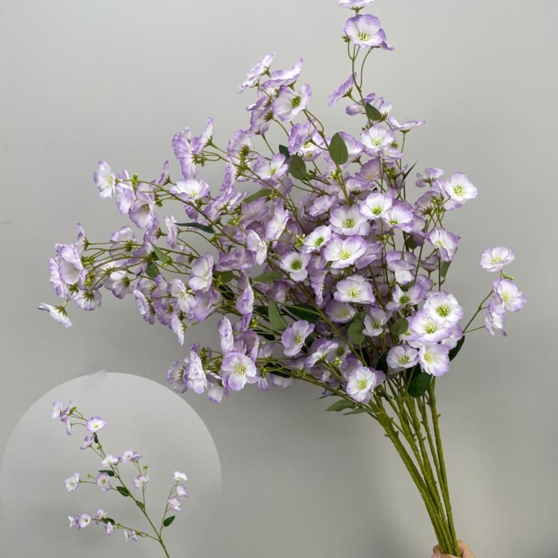 purple artificial flowers 60