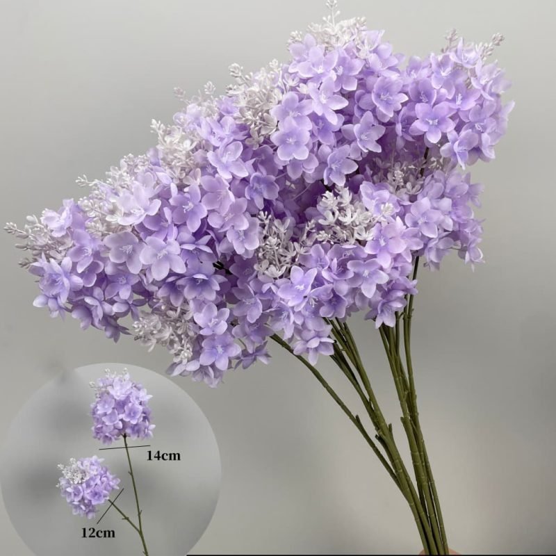 purple artificial flowers 61