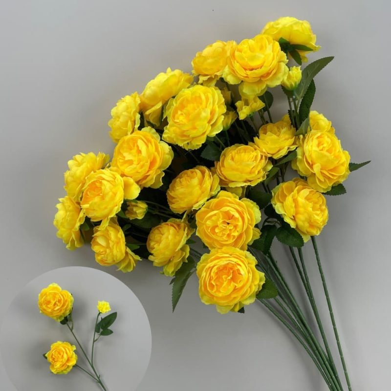 yellow artificial flowers 30