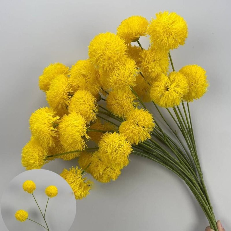 yellow artificial flowers 32