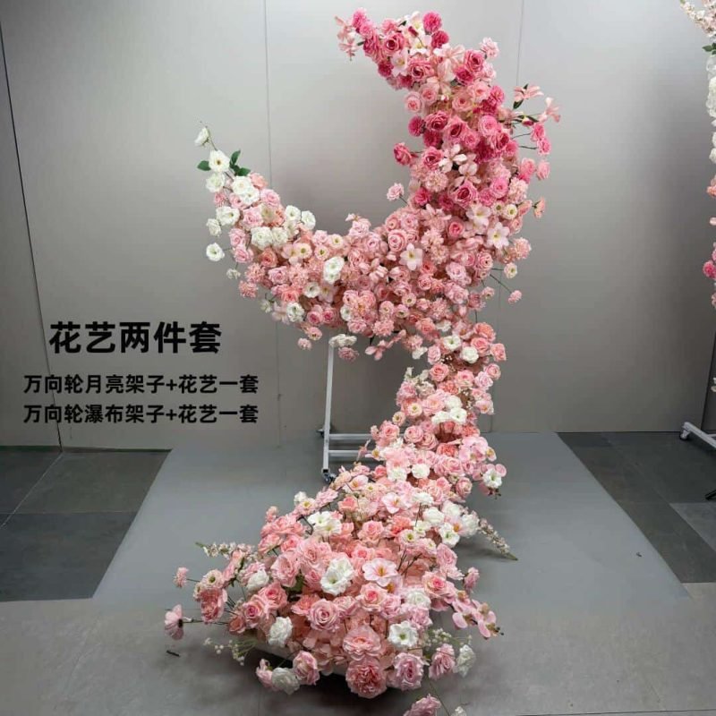 heart shaped artificial flower 8