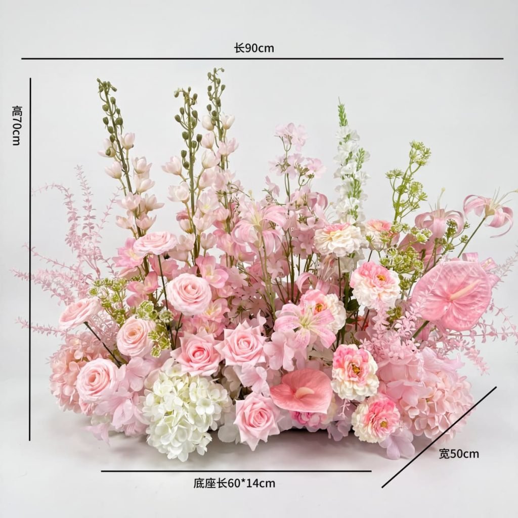 Wholesale Artificial Wedding Flowers: The Complete B2B Buying Guide 4 Artificial Aisle Flower Arrangement for Wedding Decoration
