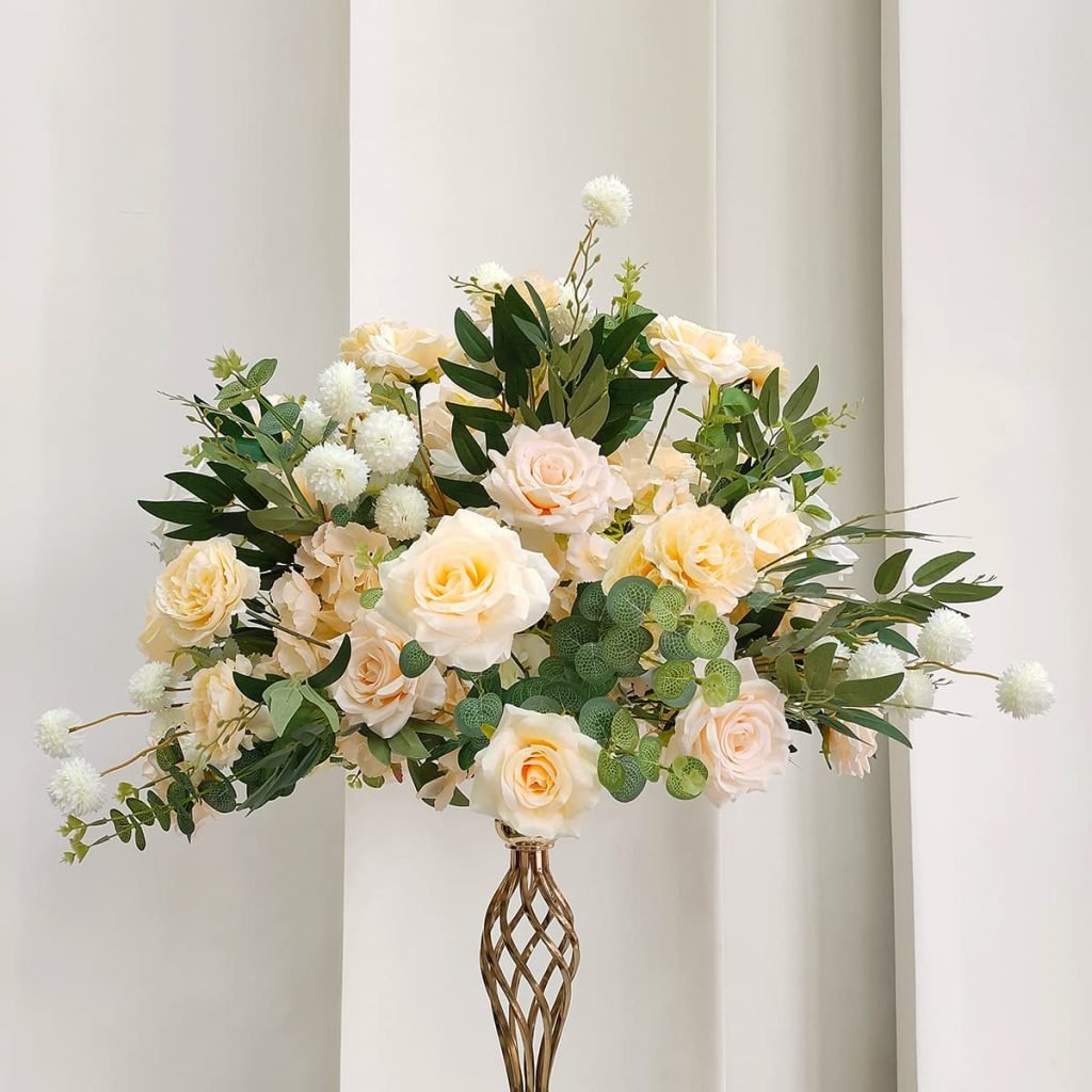 Wholesale Artificial Wedding Flowers: The Complete B2B Buying Guide 3 Artificial Flower Table Centerpiece for Wedding Decoration