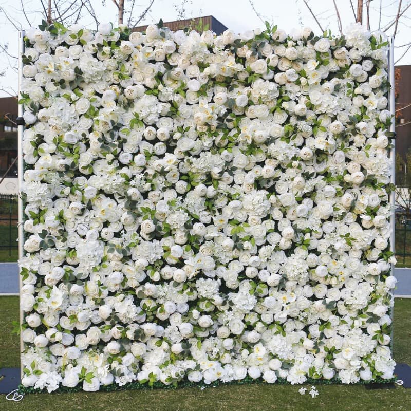 Artificial Flower Walls vs. Flower Arches: Which Is Better for Your Event Business? 1 Artificial Flower Wall with Peonies Roses and Hydrangeas