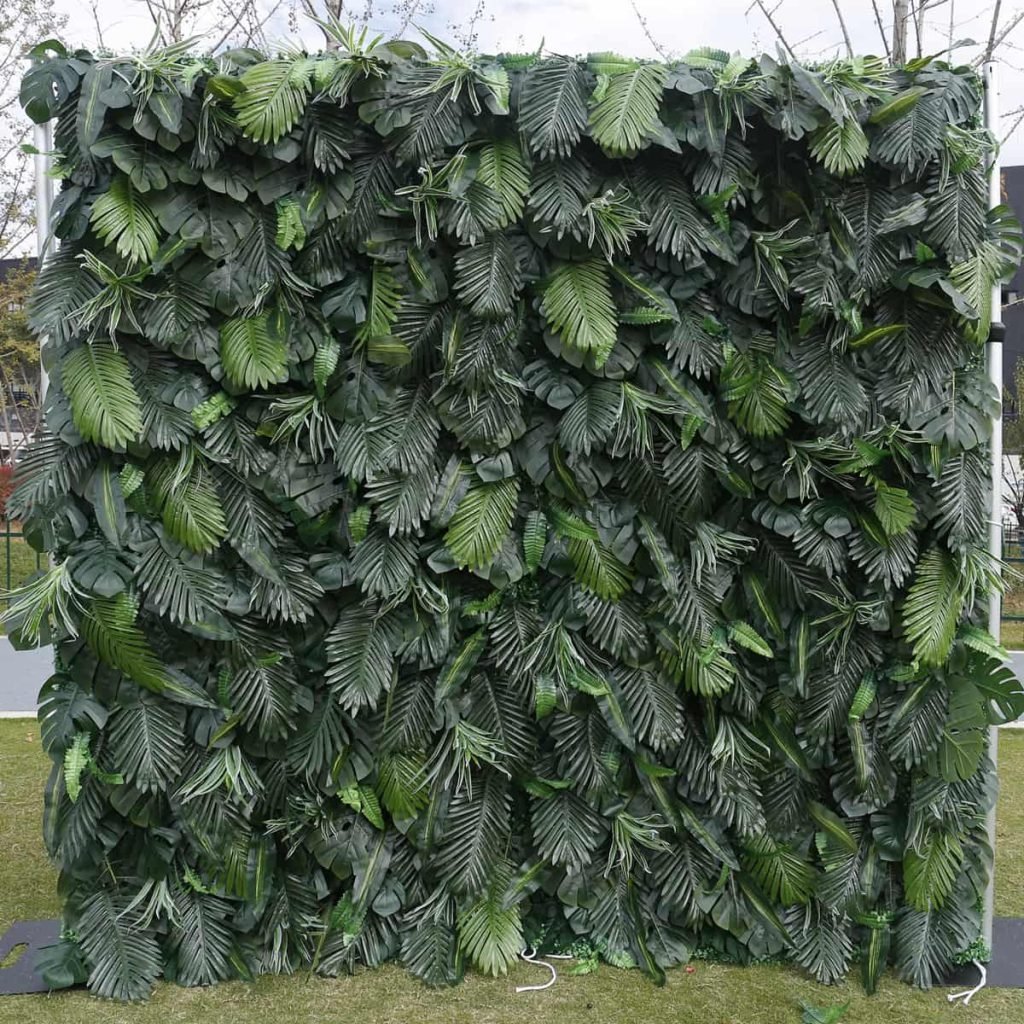 Artificial Flower Walls for Weddings: Sizes, Styles and Wholesale Buying Tips 3 Artificial greenery wall backdrop for wedding, event decoration, photo booth, and commercial display